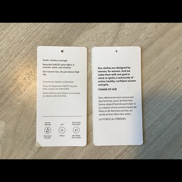 NWOT - Athleta Clean Low Rise Bikini Bottom - Picture 6 of 6